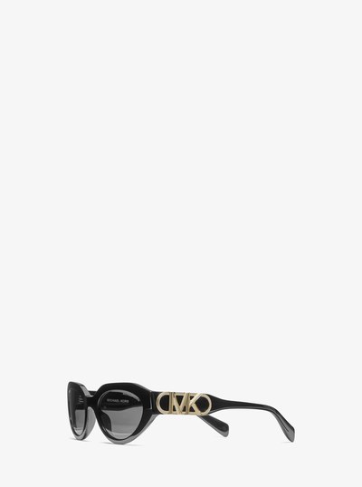 Empire Oval Sunglasses in BLACK | Michael Kors