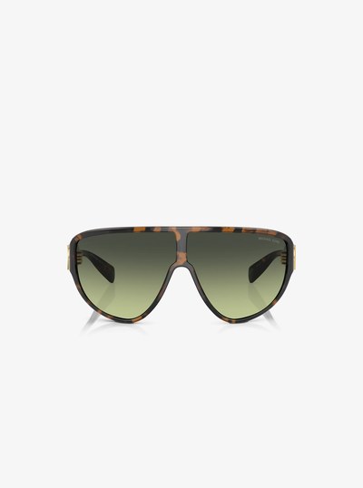 Empire Shield Sunglasses in TORTOISE | Michael Kors