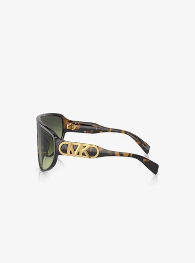 Empire Shield Sunglasses in TORTOISE | Michael Kors
