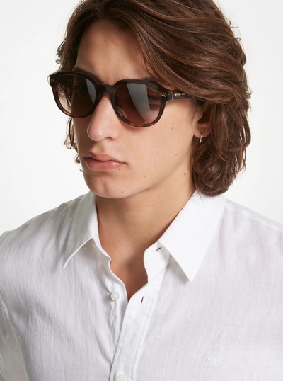 Eger Sunglasses in BROWN | Michael Kors