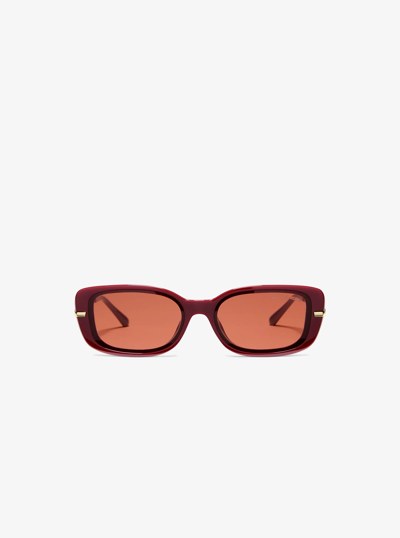 Capella Sunglasses in DEEP RED | Michael Kors