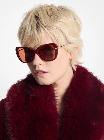 Saint Croix Sunglasses in DEEP RED | Michael Kors