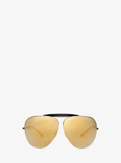 Bleecker Sunglasses in GOLD/BLACK | Michael Kors