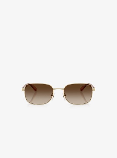 S&atilde;o Paulo Sunglasses in LIGHT GOLD | Michael Kors