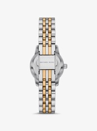 Lexington Pav&eacute; Two-Tone Watch and Slider Bracelet Gift Set
