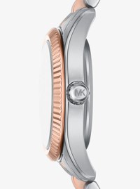 Set de regalo con reloj Lexington en dos tonos con pav&eacute; y pulsera
