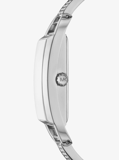 Montre-bracelet miniature Empire de ton argent &agrave; pav&eacute; in ARGENT | Michael Kors