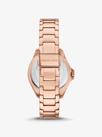 Kaycie Pav&eacute; Rose Gold-Tone Watch in ROSE GOLD | Michael Kors