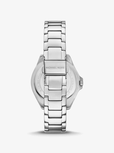 Kaycie Pav&eacute; Silver-Tone Watch in TWO TONE | Michael Kors