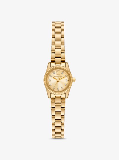 Montre miniature Lexington de ton or &agrave; pav&eacute; in OR | Michael Kors