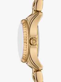 Reloj Lexington mini en tono dorado con pav&eacute;