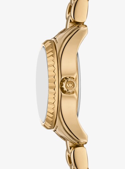 Montre miniature Lexington de ton or &agrave; pav&eacute; in OR | Michael Kors