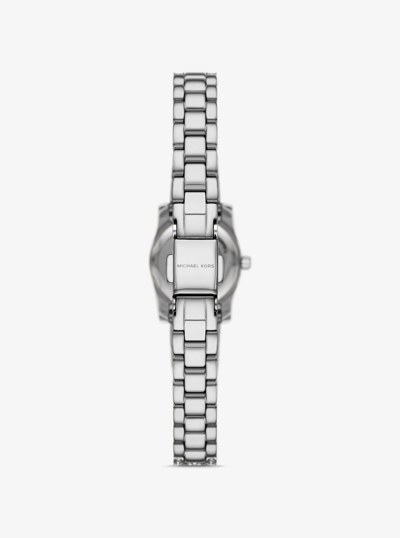 Reloj Lexington mini en tono plateado con pav&eacute; in PLATEADO | Michael Kors