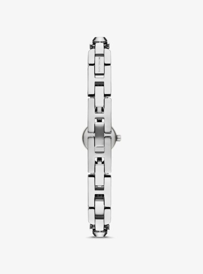 Mini Astor Link Silver-Tone Bracelet Watch in SILVER | Michael Kors