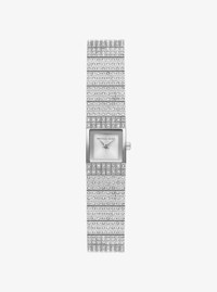 Mini Darrington Pav&eacute; Silver-Tone Watch