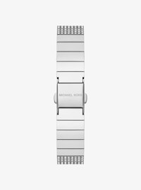 Mini Darrington Pav&eacute; Silver-Tone Watch