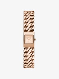 Mini Darrington Rose Gold-Tone Chain-Link Watch