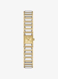 Limited-Edition Mini Darrington Pav&eacute; Bezel Gold-Tone Watch