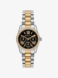 Mini Lexington Pav&eacute; Two-Tone Watch