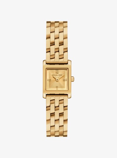 Micro Georgie Gold-Tone Watch in GOLD | Michael Kors