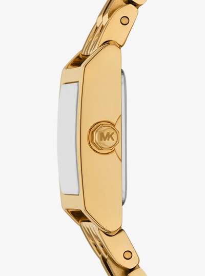 Micro Georgie Gold-Tone Watch in GOLD | Michael Kors
