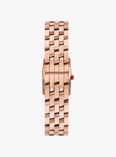 Micro Georgie Rose-Gold Tone Watch in ROSE GOLD | Michael Kors