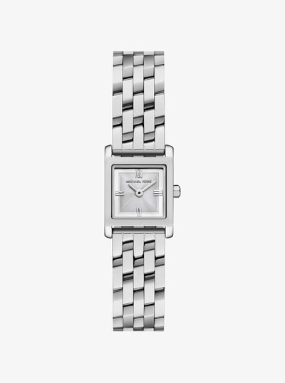 Micro Georgie Silver-Tone Watch in SILVER | Michael Kors