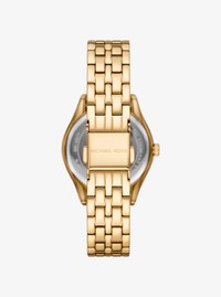 Mini Harlowe Pav&eacute; Gold-Tone Watch and Jewelry Set