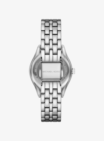 Mini Harlowe Pav&eacute; Gold-Tone Watch and Jewelry Set in SILVER | Michael Kors