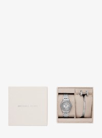 Mini Harlowe Pav&eacute; Gold-Tone Watch and Jewelry Set