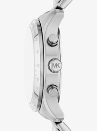 Montre surdimensionn&eacute;e Berkley de ton argent