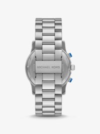 Montre Runway Watch Hunger Stop argent&eacute;e surdimensionn&eacute;e