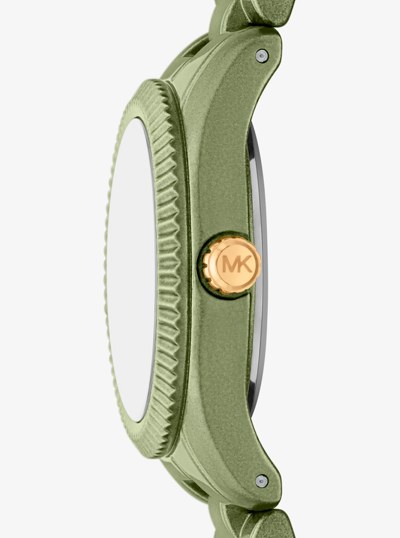 Limited-Edition Petite Lexington Green-Tone Watch in DUSTY SAGE | Michael Kors