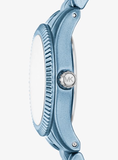 Limited-Edition Petite Lexington Blue-Tone Watch in CHAMBRAY | Michael Kors