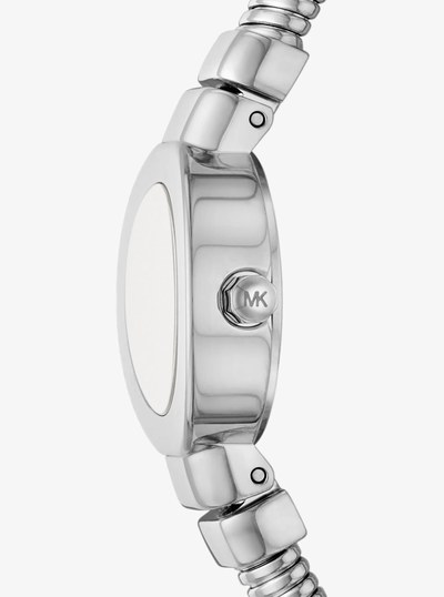 Mini Gramercy Silver-Tone Watch in SILVER | Michael Kors