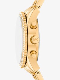Mini Bryant Pav&eacute; Gold-Tone Watch