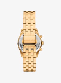 Mini Bryant Pav&eacute; Gold-Tone Watch
