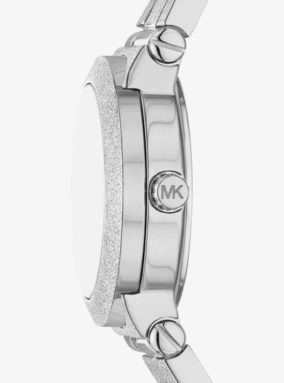 Petite Billie Frosted Silver-Tone Watch in SILVER | Michael Kors