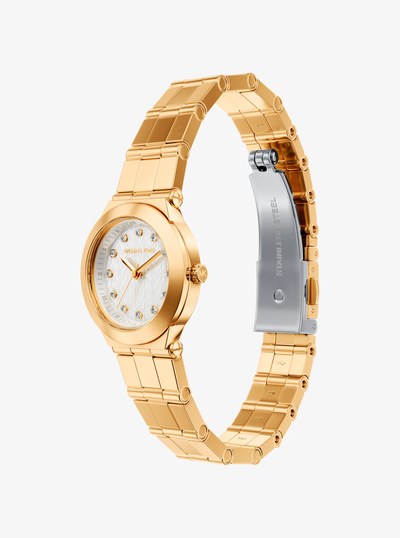 Petite Billie Gold-Tone Watch in GOLD | Michael Kors
