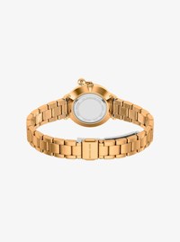 Reloj Pyper mini en tono dorado con pav&eacute;