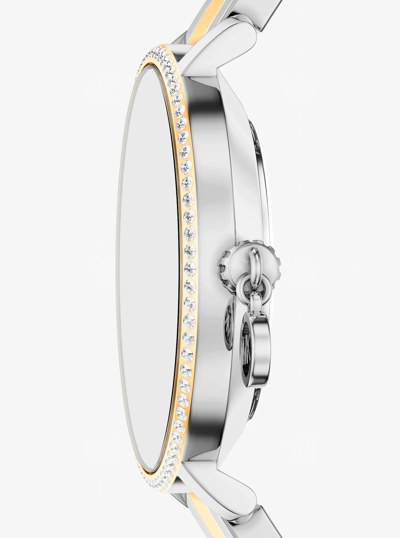 Montre Pyper miniature de deux tons &agrave; pav&eacute; in DEUX TONS | Michael Kors