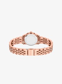 Petite Lexington Pav&eacute; Rose Gold-Tone Watch