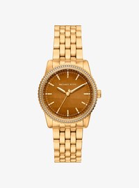 Bryant Pav&eacute; Gold-Tone Watch