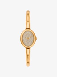 Petite Maude Gold-Tone Bangle Watch