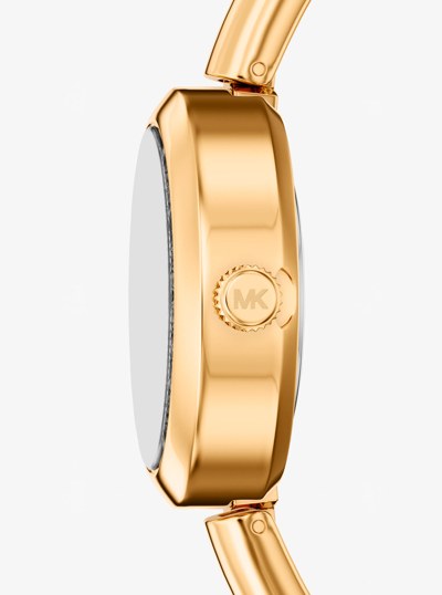 Petite Maude Gold-Tone Bangle Watch in GOLD | Michael Kors
