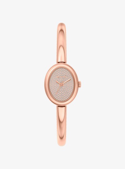 Petite Maude Rose Gold-Tone Bangle Watch in ROSE GOLD | Michael Kors