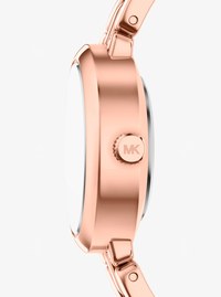 Petite Maude Rose Gold-Tone Watch and Pav&eacute; Bangle Jewelry Gift Set