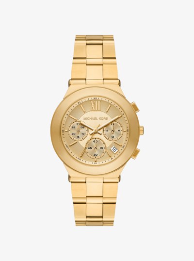 Billie Gold-Tone Stainless Steel Watch in GOLD | Michael Kors
