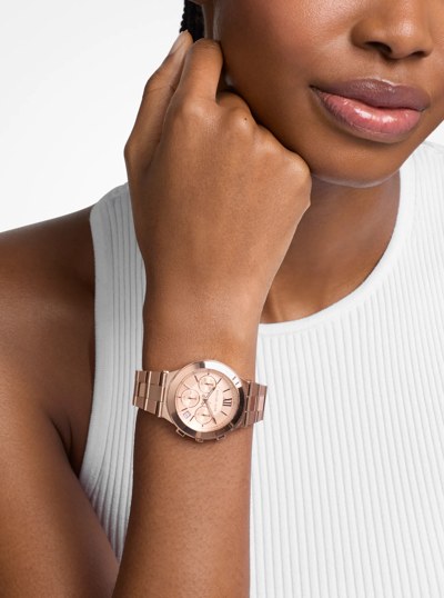 Billie Rose Gold-Tone Stainless Steel Watch in ROSE GOLD | Michael Kors