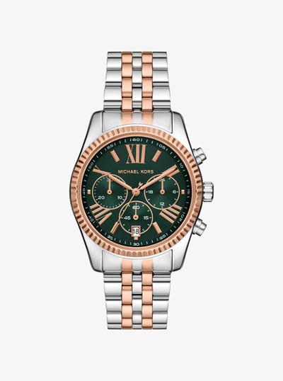 Lexington Two-Tone Watch in TWO TONE | Michael Kors